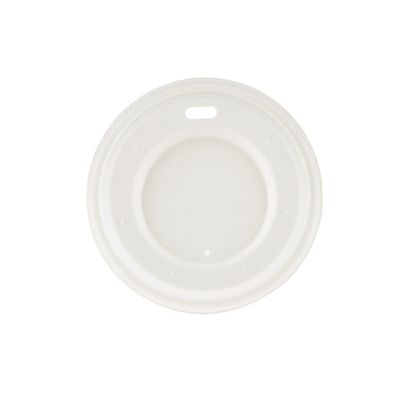 White Biodegradable Lid Dia 80mm