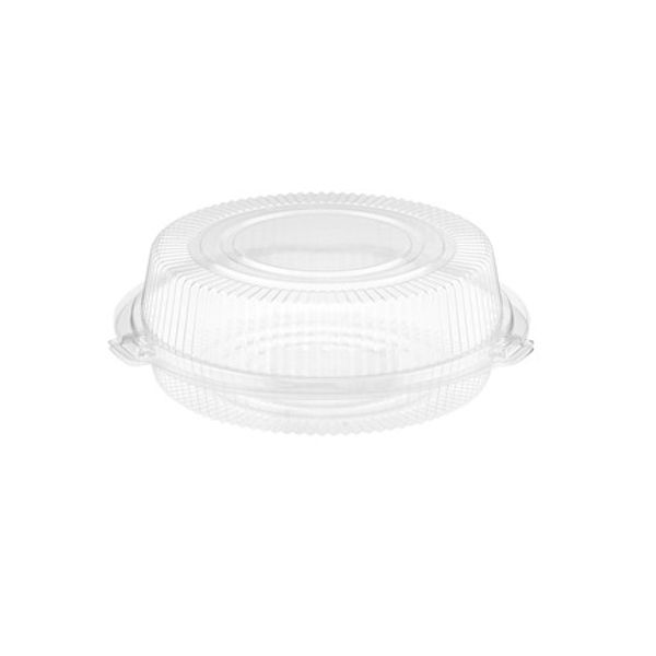 Clear Round Hinged Container - 20*8.5