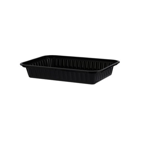 Black Base Rectangle + Lid 28oz