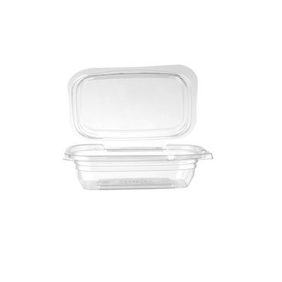 Tamper Evident Square PET Container 8oz