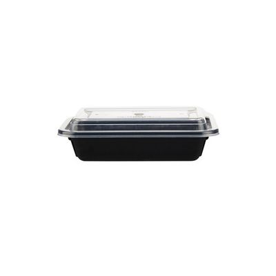 Black Base Rectangular Container 8oz