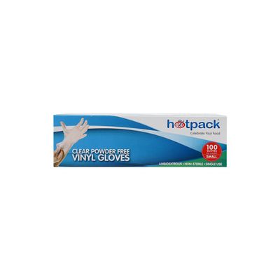 Powder Free Vinyl Gloves - S