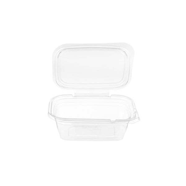 Tamper Evident Square PET Container 12oz