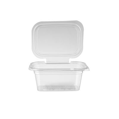 Tamper Evident Square PET Container 16oz
