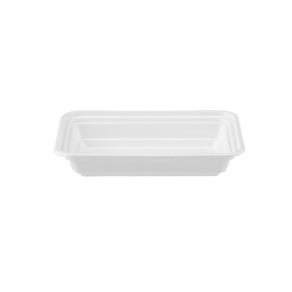 White Base Rectangular Container 16oz
