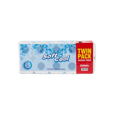 Soft N Cool Toilet Roll Paper 500 Sheet