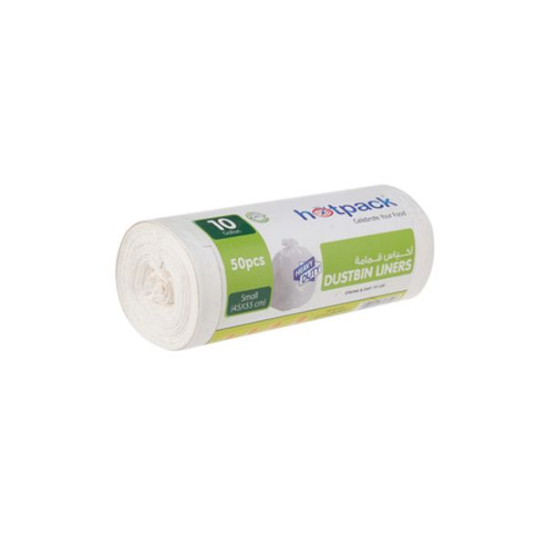 Dustbin Liners White Roll 45X55 Cm - 10 Gallon