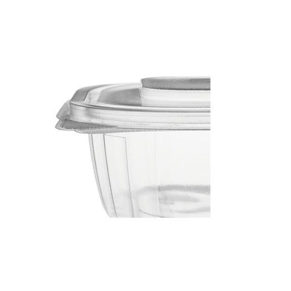 Clear PET Hinged Oval Container 240