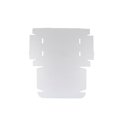 Corrugated Meal Box - Generic - 445 X 290 X 80MM - 3 Ply White - E Flute