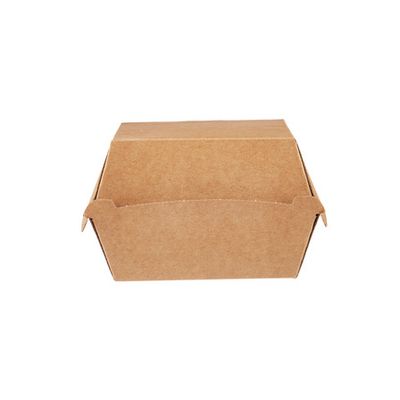 Kraft Flute Burger Box Single