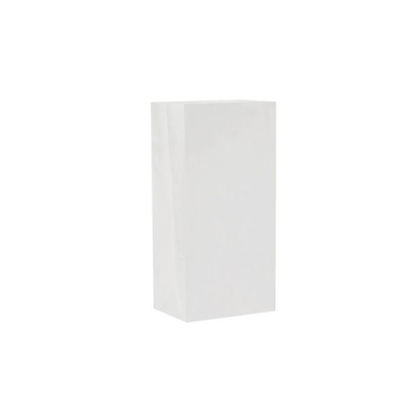 White Square Bottom Paper Bag 12X7.5X24.5CM