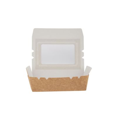 Brown Top Windw Lunch Box 150 oz