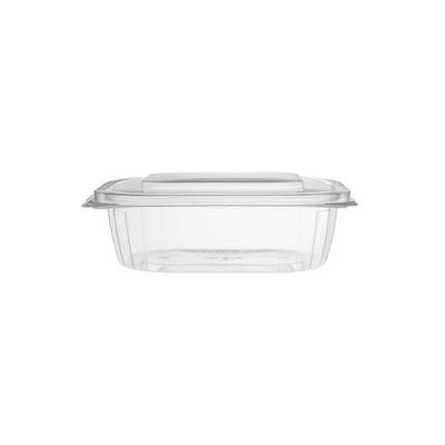 Clear PET Hinged Oval Container 1000