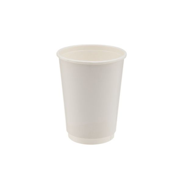 White Double Wall Paper Cup 12oz