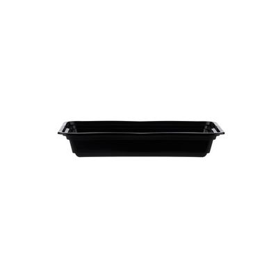 Black Microwave Rectangular Container + Lid 28oz