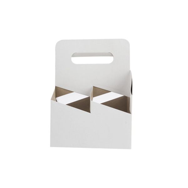 White Juice Cup 4 Cup Carrier