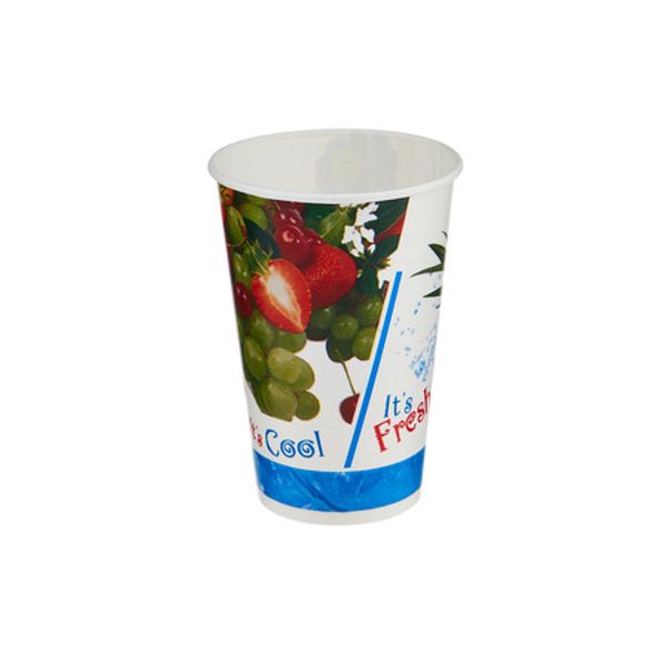 Printed Paper Juice Cup 12oz