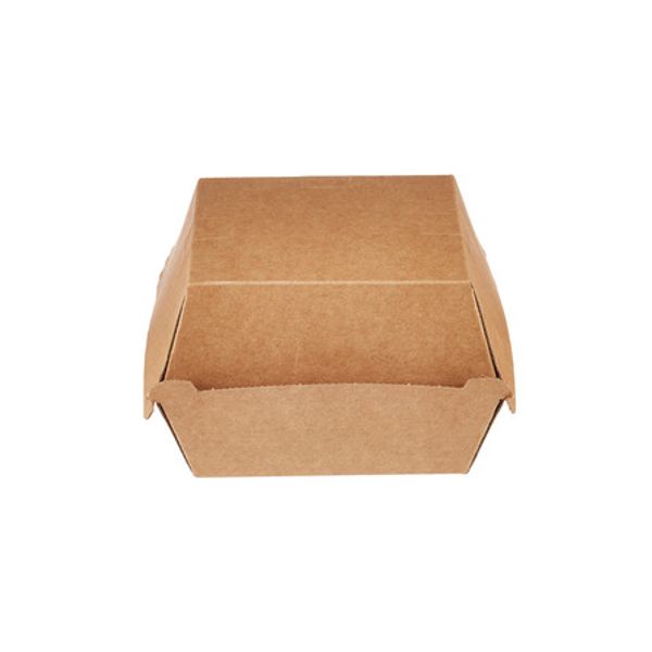 Kraft Flute Burger Box Single