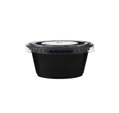 Black Portion Cup 80cc - Base Only