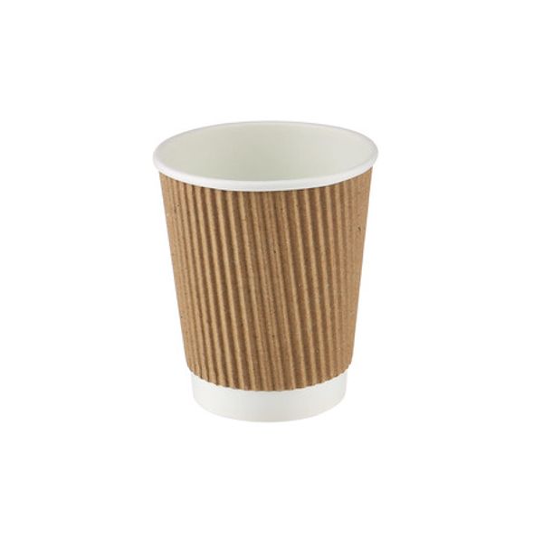 Kraft/Brown Ripple Wrap Cup 8oz