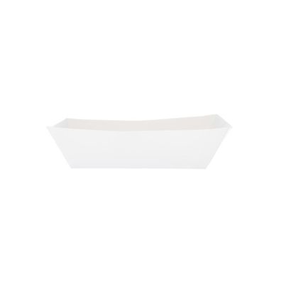 White Paper Boat Tray Large