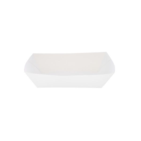 White Paper Boat Tray Large