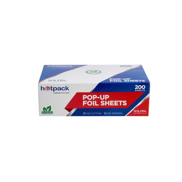 Alu. Pop-Up Foil 9"X10 3/4" 200SHT