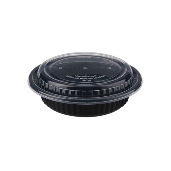 Black Base HD Round Container 8oz
