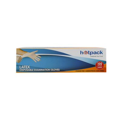Powder Latex Gloves - L