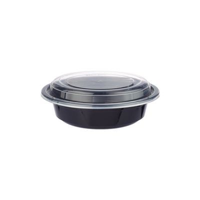Black Round Container 16oz Base
