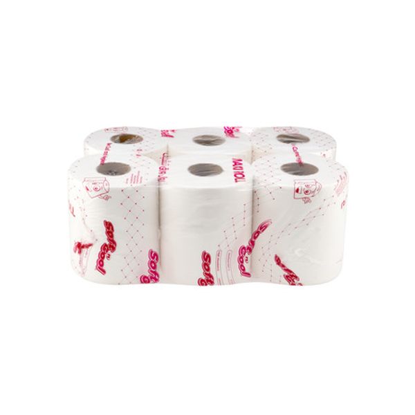 Soft N Cool Maxi Roll Embossed (Pink)