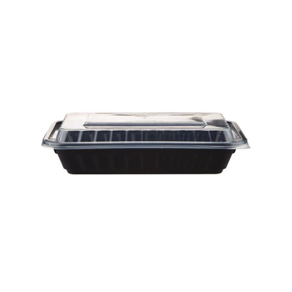 Black Base Rectangular HD Container 16oz