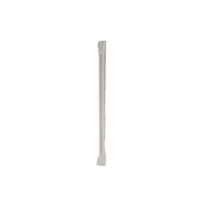 White Paper Straw with Wrap 8mm