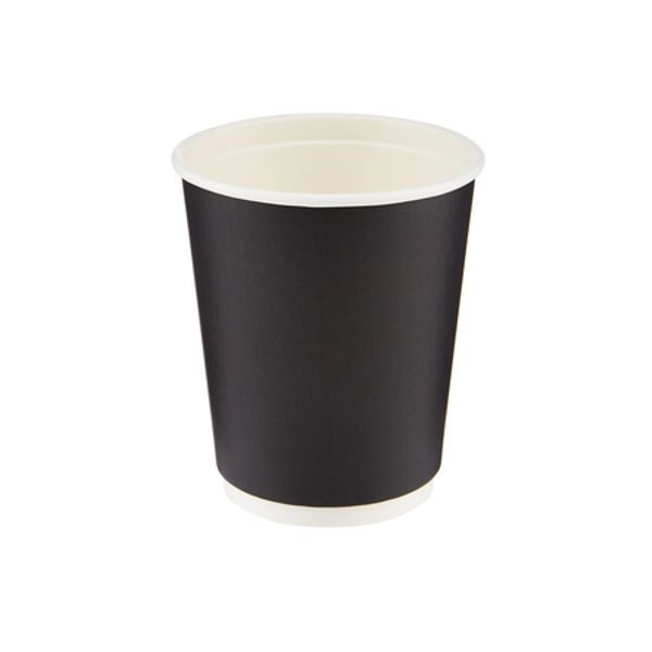 Black Double Wall Paper Cup 8oz