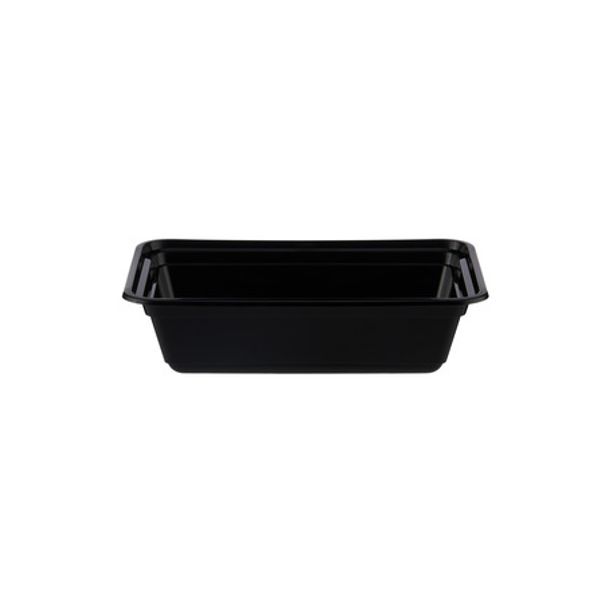 Black Base Rectangular Container 24oz