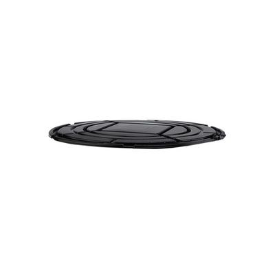 Black Base Cake Container 12" + Clear Lids