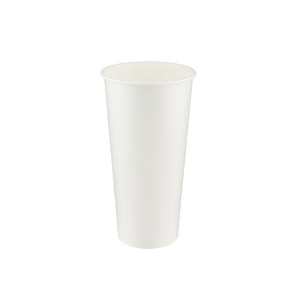 White Paper Juice Cup 22oz