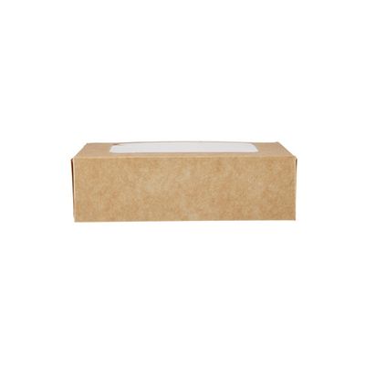 Kraft Rect. Salad Box 17X11CM with Window