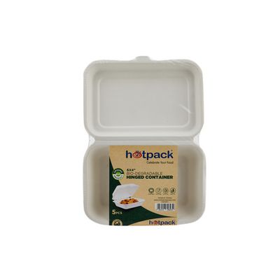 6"X4" Bio Hinged Container