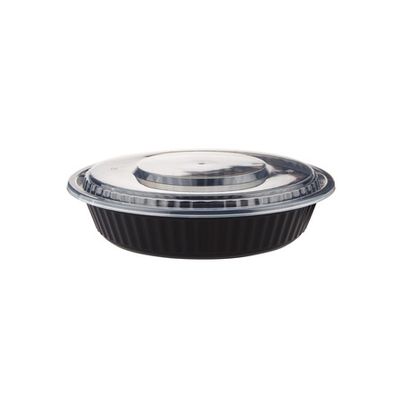 Black Base Round Container 37oz