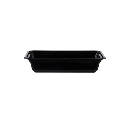 Black Base Rectangular Container + Lids 32oz
