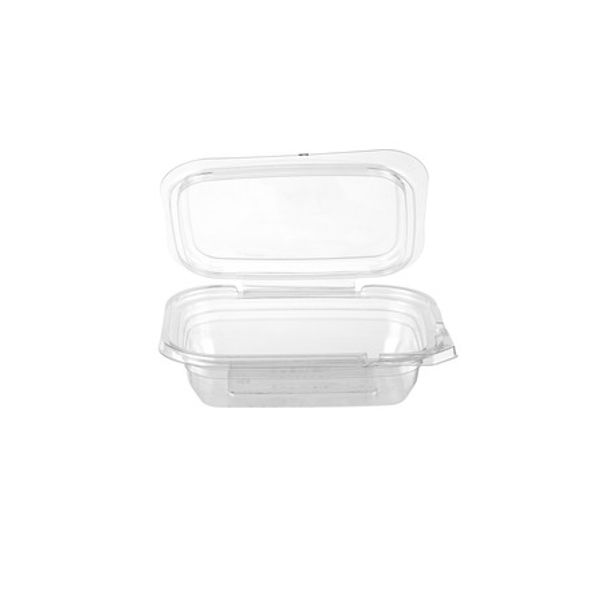 Tamper Evident Square PET Container 8oz