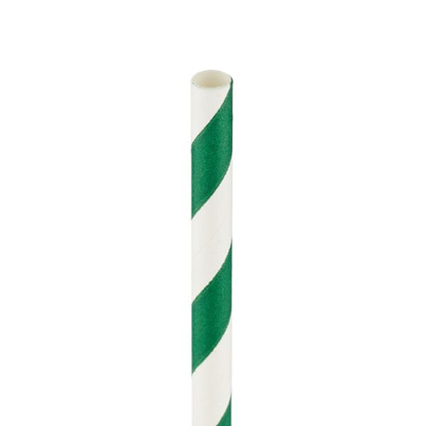 Green Paper Straw 6mm