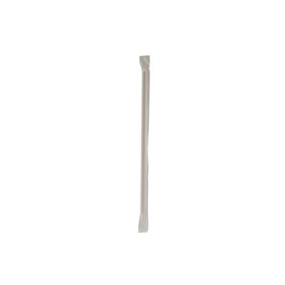 White Paper Straw with Wrap 7mm