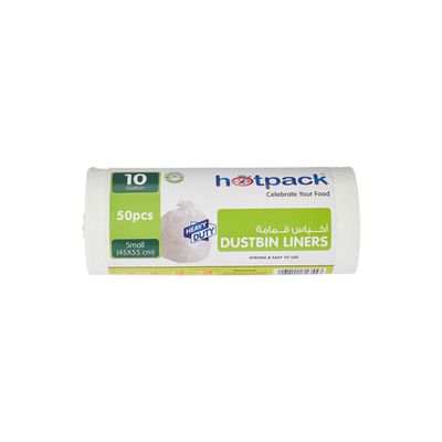 Dustbin Liners White Roll 45X55 Cm - 10 Gallon