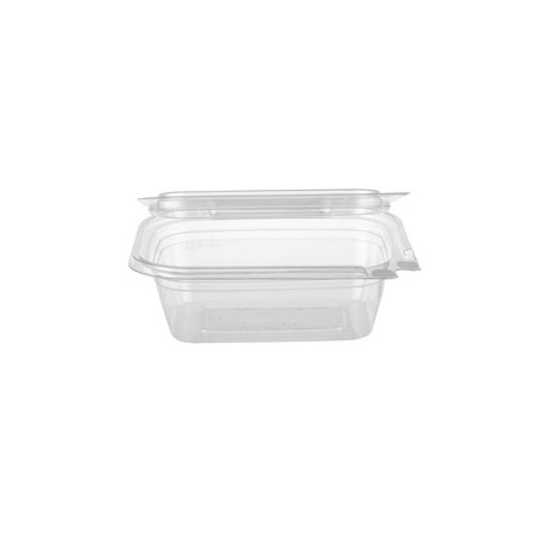 Hinged Square Deli Clear PET Container 12oz