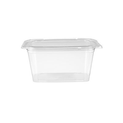 Tamper Evident Square PET Container 64oz