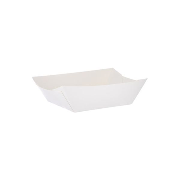 White Paper Boat/Fries Tray Small
