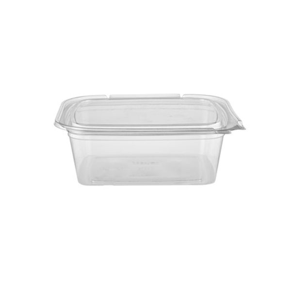 Hinged Square Deli Clear PET Container 48oz