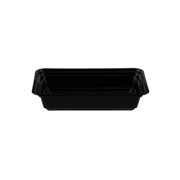 Black Base Rectangular Container + Lids 32oz